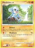 Meditite — Diamond & Pearl Pokémon Card
