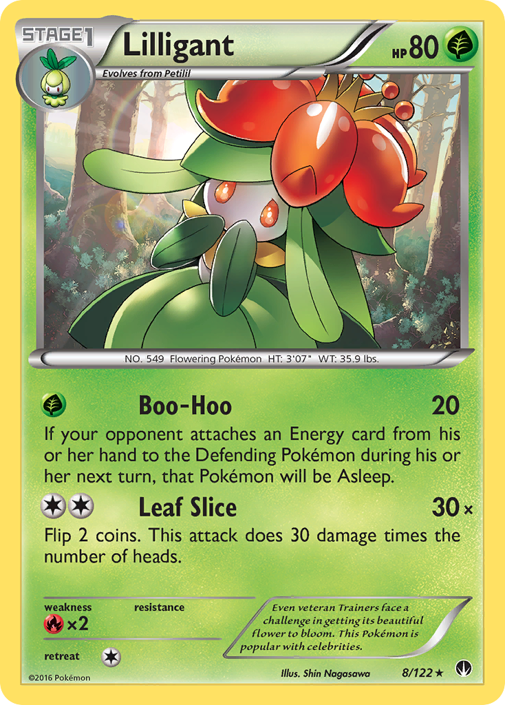 Lilligant — XY BREAKpoint Pokémon Card