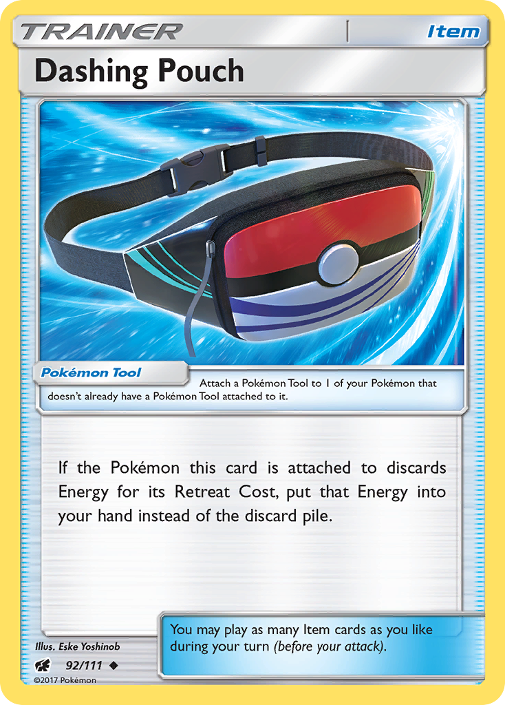 Dashing Pouch (Trainer Item) — Crimson Invasion #92