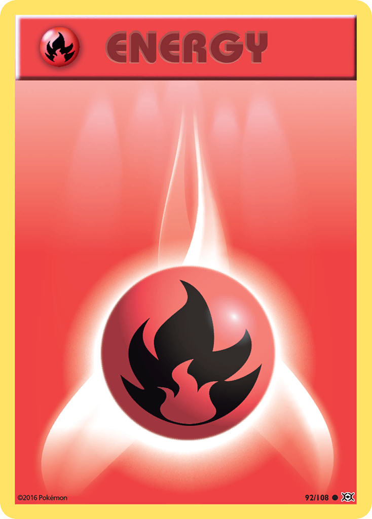 Fire Energy — XY Evolutions Pokémon Energy Card