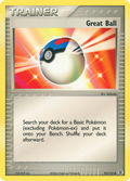 Great Ball — EX FireRed & LeafGreen Trainer Card (2004)