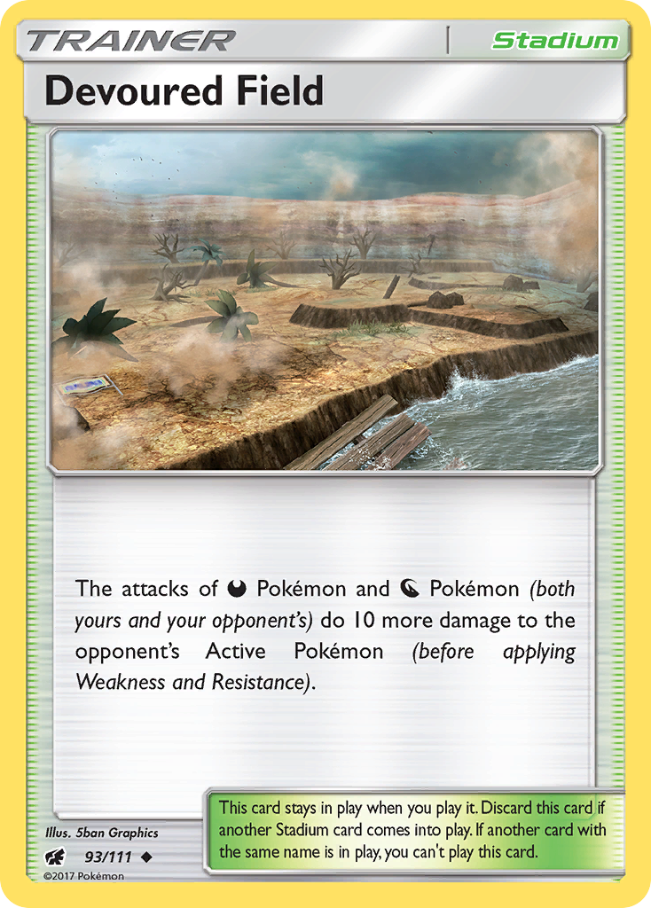 Devoured Field (Trainer Stadium) — Crimson Invasion #93
