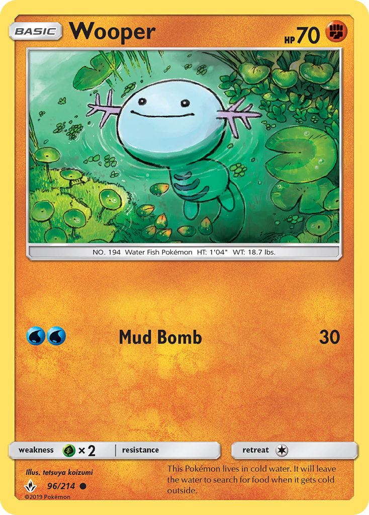 Wooper — SM Unbroken Bonds (96/214)