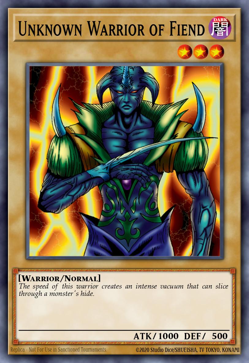 Unknown Warrior of Fiend — Yu-Gi-Oh!