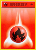 Fire Energy — Base Set Pokémon Energy Card (1999)