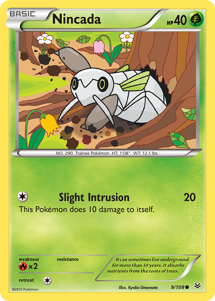 Nincada — XY Roaring Skies Pokémon Card