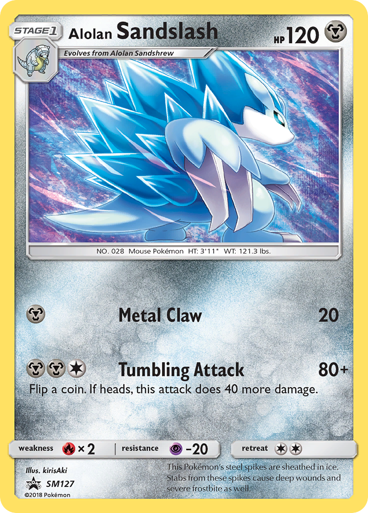 Alolan Sandslash — SM Black Star Promos (SM127)