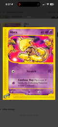 Abra — Expedition Base Set (2002) e-Card