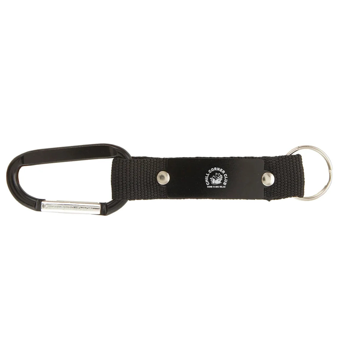 Black Chill Corner Club Carabiner Keychain