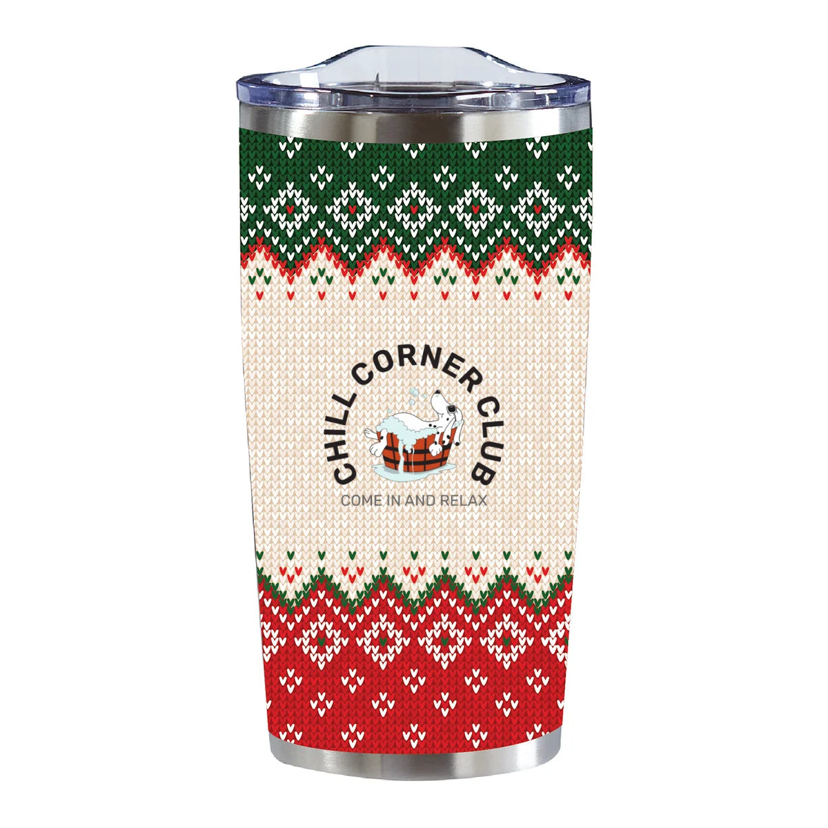 Perfect Line Holiday Stainless Steel Tumbler 20oz — CCC Edition
