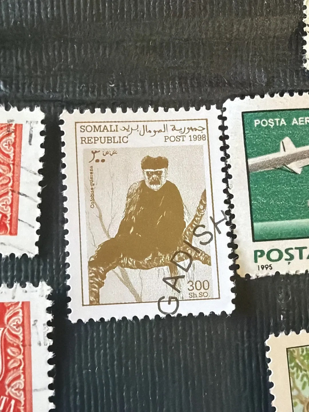 Colobus Guereza Monkey Somalia Stamp 1998