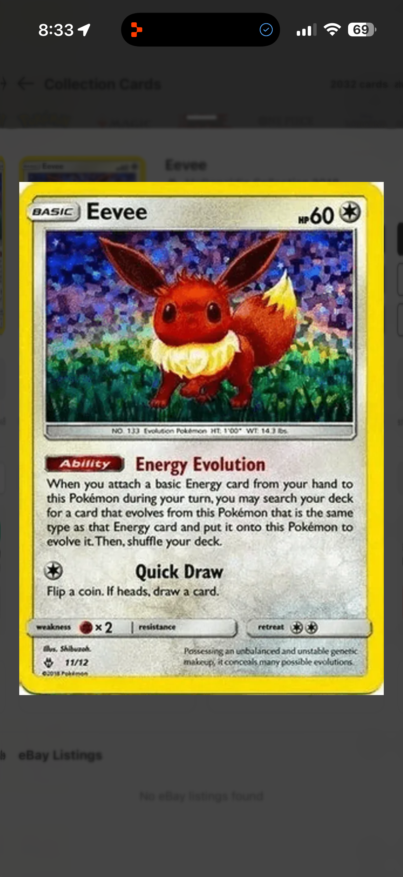 Eevee Holo — McDonald's Collection 2018 (11/12)