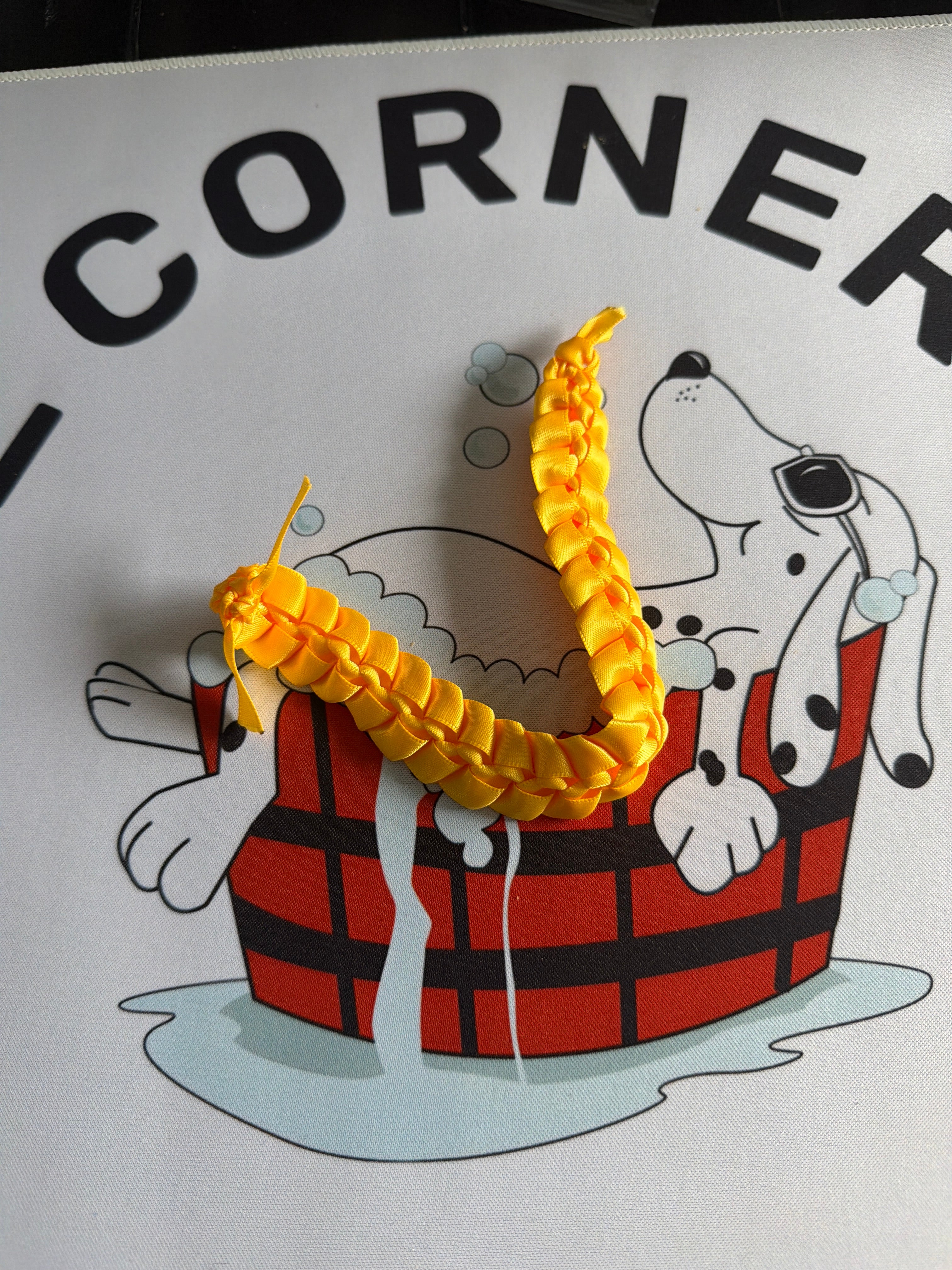 Ribbon Lanyard — Yellow Gold