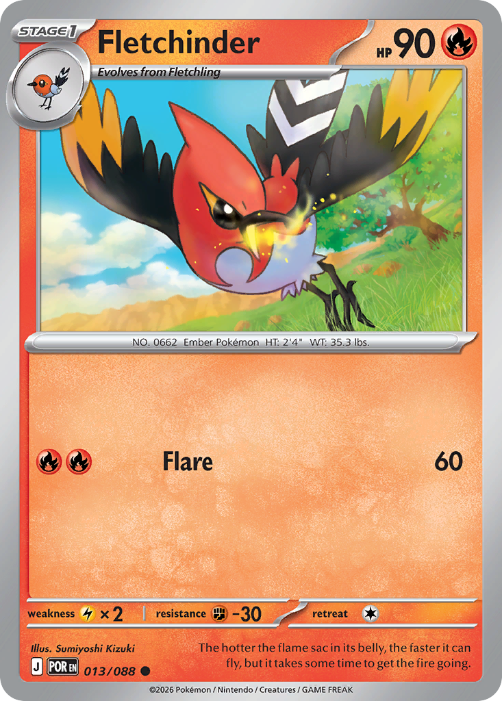Fletchinder (013) Reverse Holo — Perfect Order