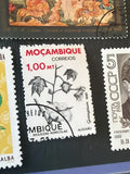 Cotton Plant Mozambique Stamp