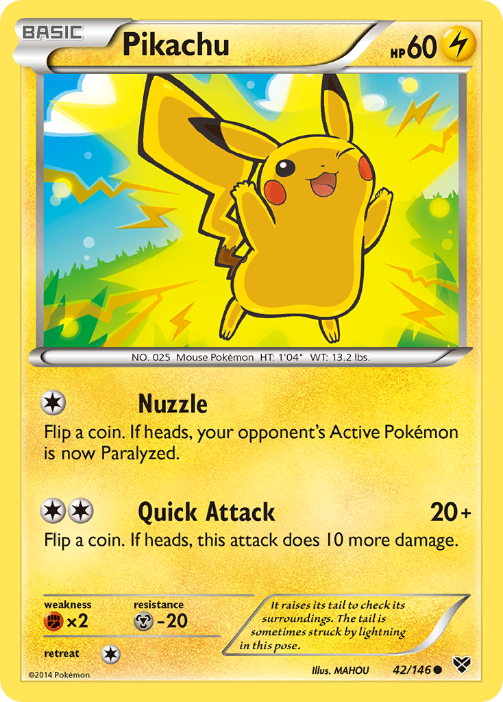 Pikachu — XY Guardians Rising (42/145)