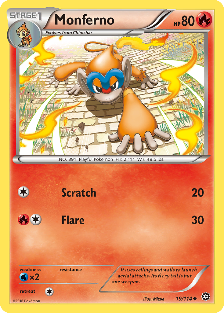 Monferno — XY Era (18/114)