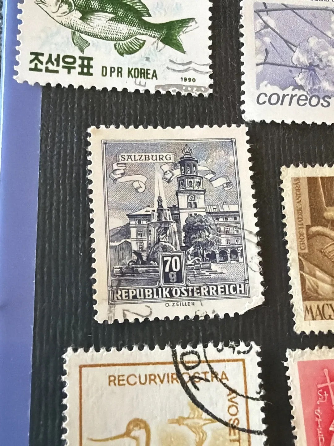 Salzburg City View Austria Stamp 1950