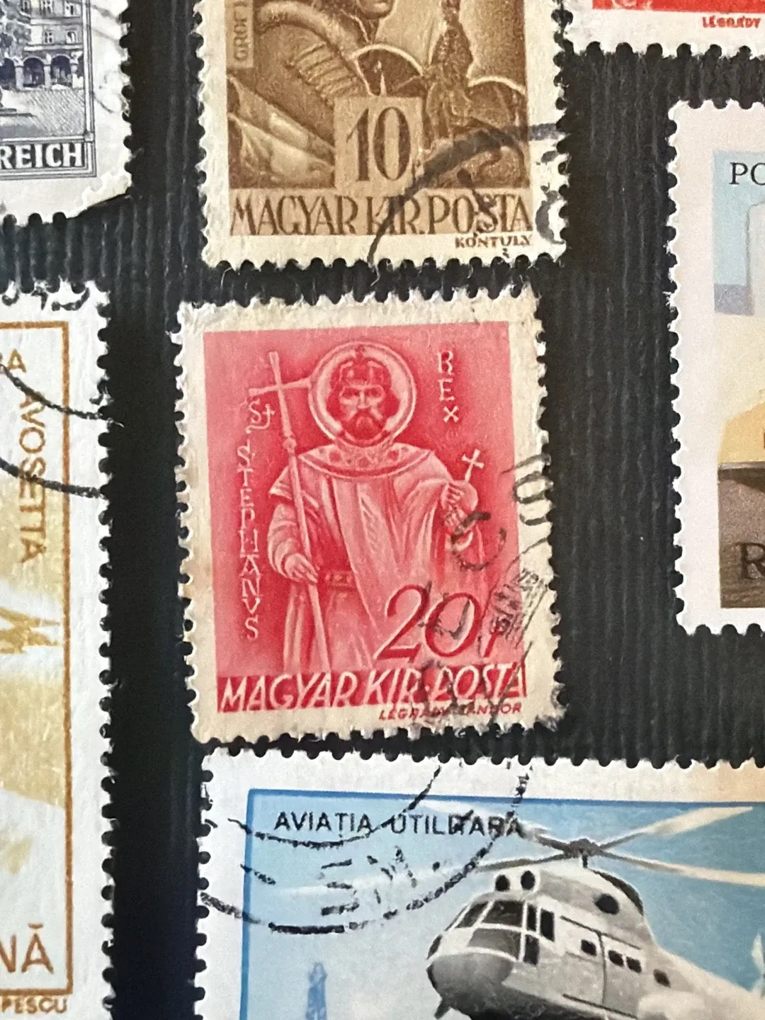 St. Stephen I King of Hungary Stamp 1944