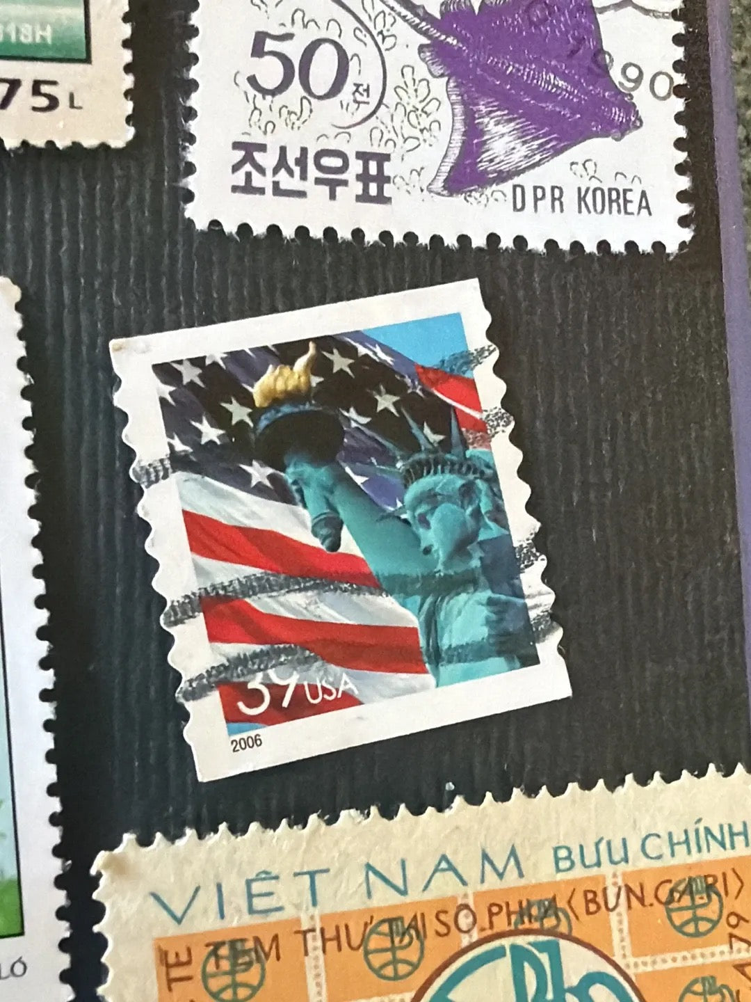 Statue of Liberty and American Flag USA Stamp 2006